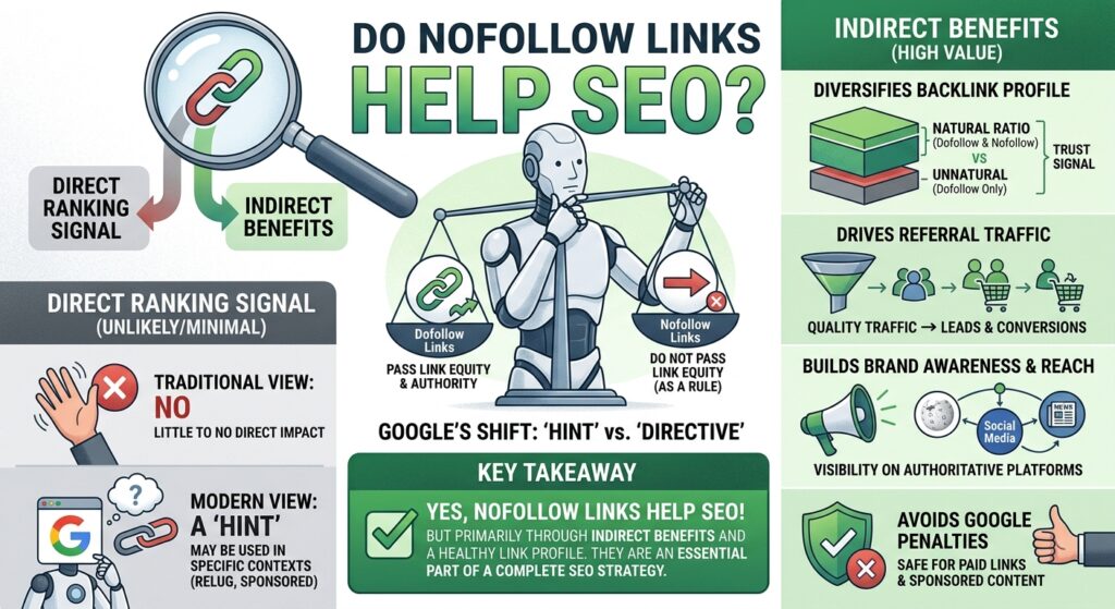 Do Nofollow Links Help SEO? Yes — Here's the 2026 Proof + Strategy